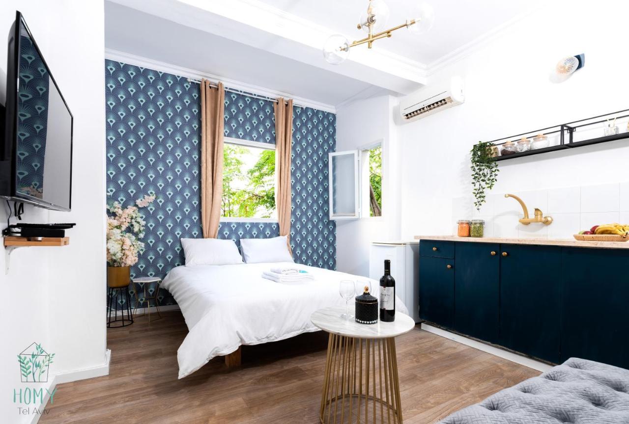 Stylish Studio Apartments On Dizengoff By Homy Tel Aviv Dış mekan fotoğraf