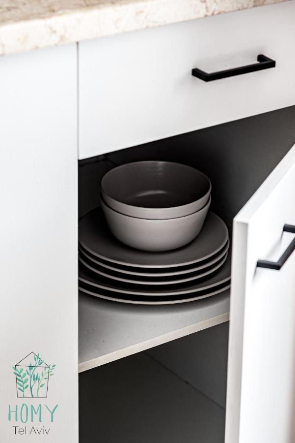 Stylish Studio Apartments On Dizengoff By Homy Tel Aviv Dış mekan fotoğraf