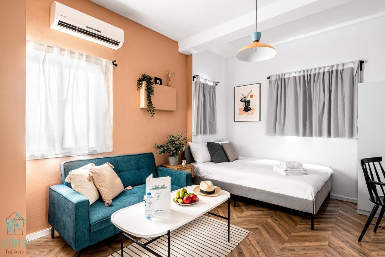 Stylish Studio Apartments On Dizengoff By Homy Tel Aviv Dış mekan fotoğraf